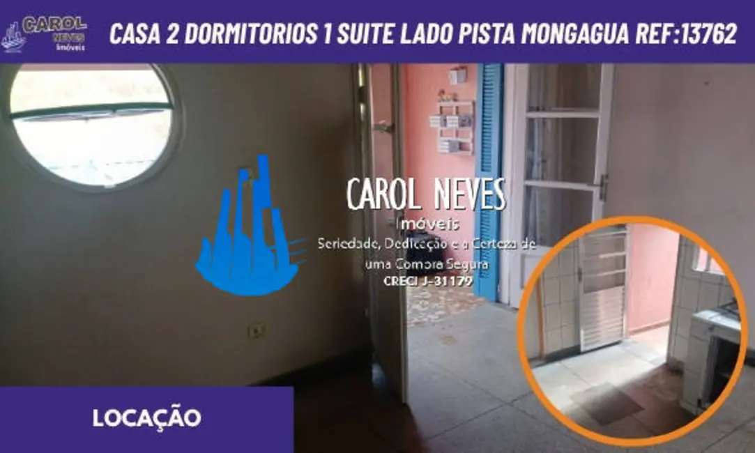 Foto 1 de Casa com 2 quartos para alugar em Mongagua - SP