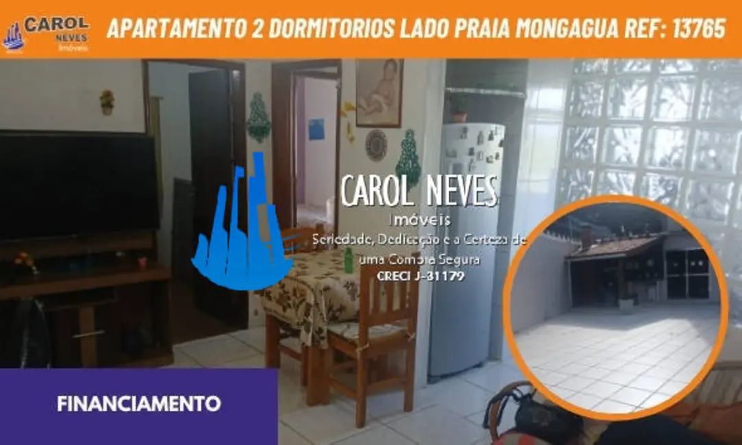 Foto 1 de Apartamento com 2 quartos à venda, 50m2 em Mongagua - SP