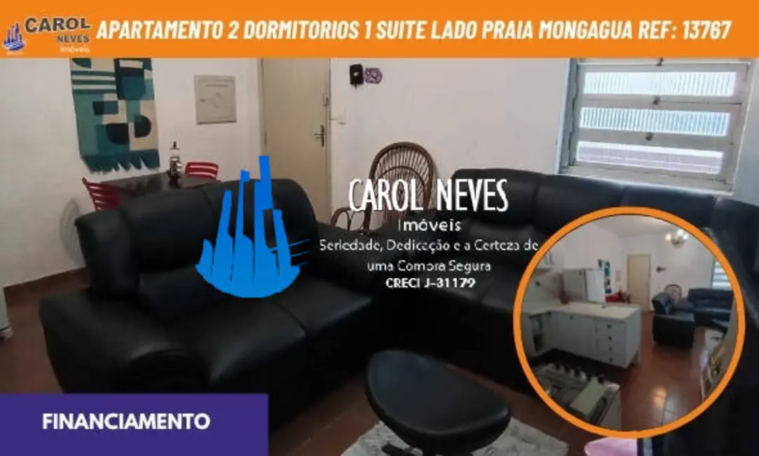 Foto 1 de Apartamento com 2 quartos à venda em Centro, Mongagua - SP