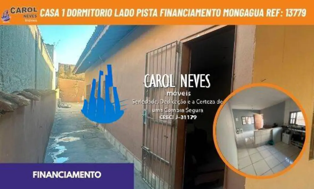 Foto 1 de Casa com 1 quarto à venda, 40m2 em Mongagua - SP
