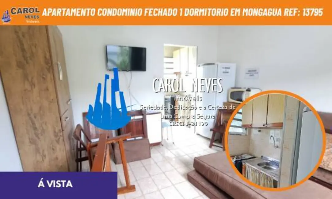 Kitnet com 1 quarto à venda, 34m2 em Centro, Mongagua - SP - imagem 1 Foto 1 de Kitnet com 1 quarto à venda, 34m2 em Centro, Mongagua - SP