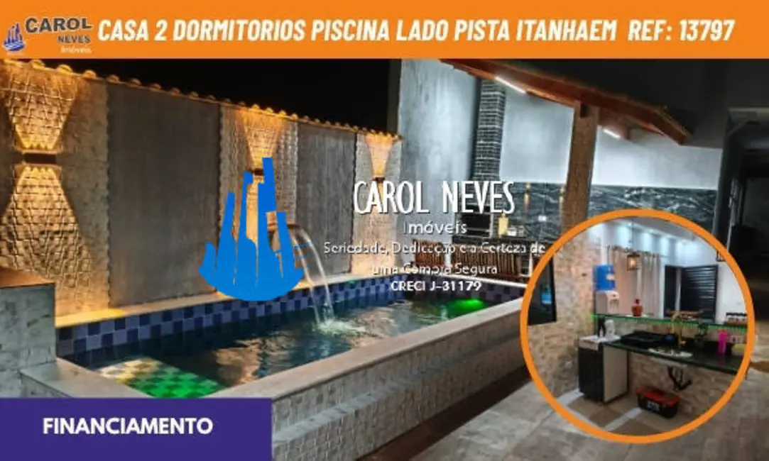 Foto 1 de Casa com 2 quartos à venda, 80m2 em Itanhaem - SP