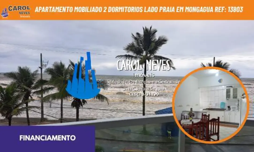 Foto 1 de Apartamento com 2 quartos à venda, 103m2 em Mongagua - SP