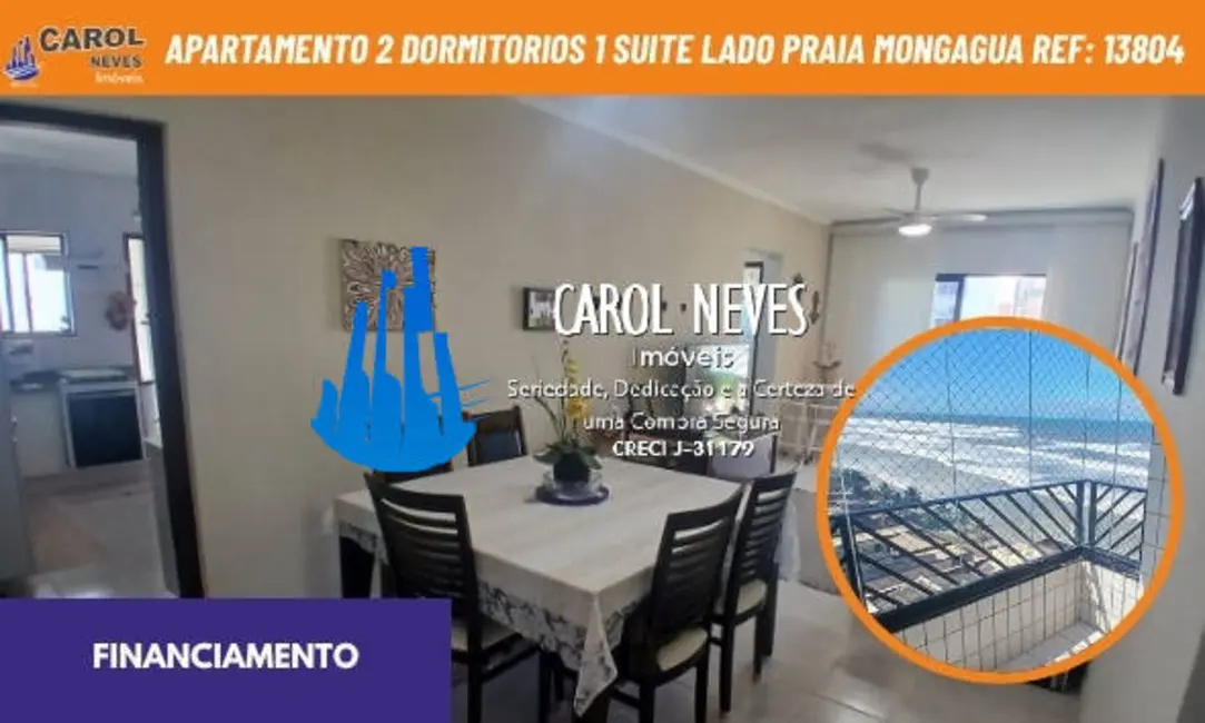 Foto 1 de Apartamento com 2 quartos à venda, 90m2 em Centro, Mongagua - SP