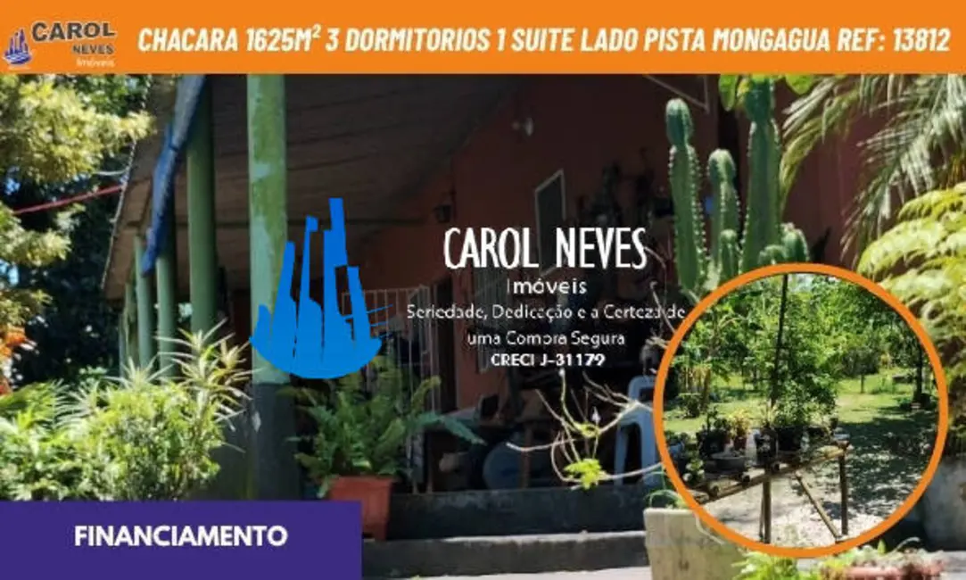 Chácara com 3 quartos à venda, 95m2 em Mongagua - SP - imagem 1 Foto 1 de Chácara com 3 quartos à venda, 95m2 em Mongagua - SP