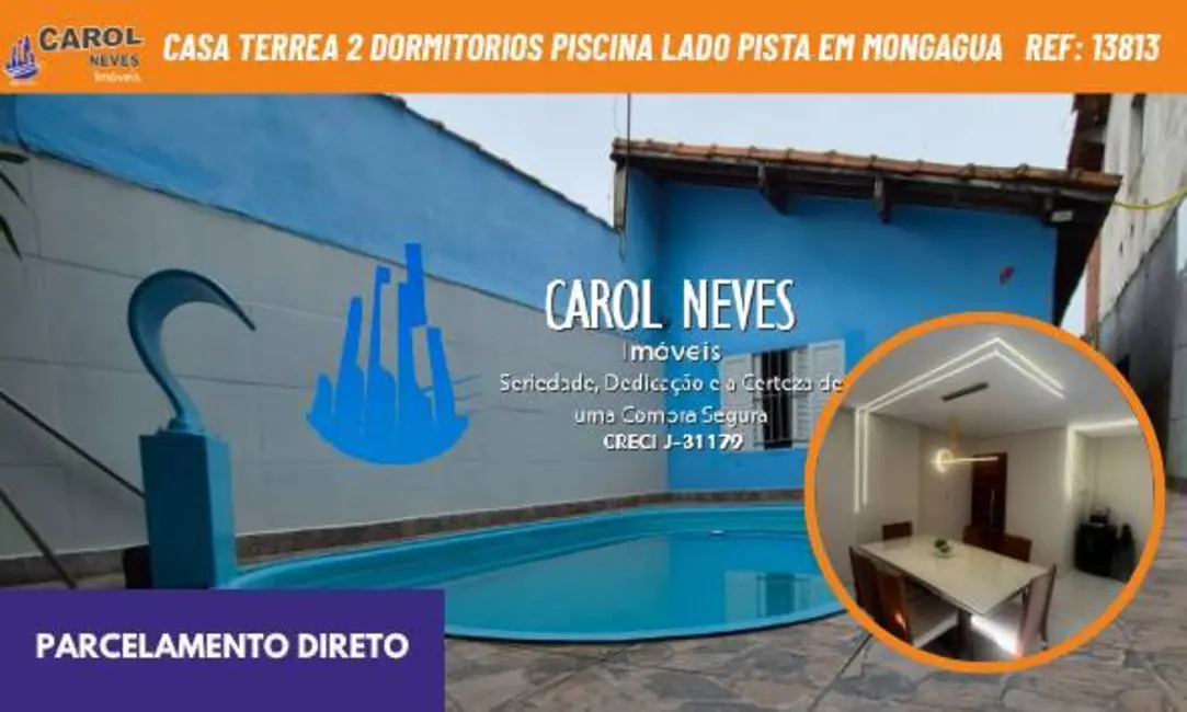 Foto 1 de Casa com 2 quartos à venda em Mongagua - SP