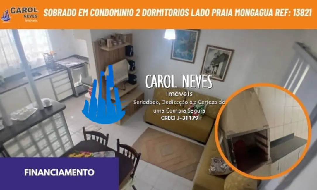 Foto 1 de Casa com 2 quartos à venda, 74m2 em Mongagua - SP