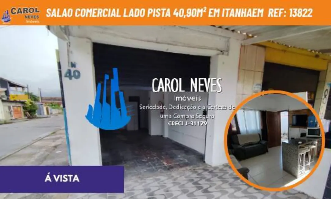 Foto 1 de Sala Comercial à venda, 41m2 em Itanhaem - SP