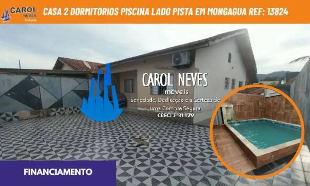 Foto 1 de Casa com 2 quartos à venda, 69m2 em Mongagua - SP