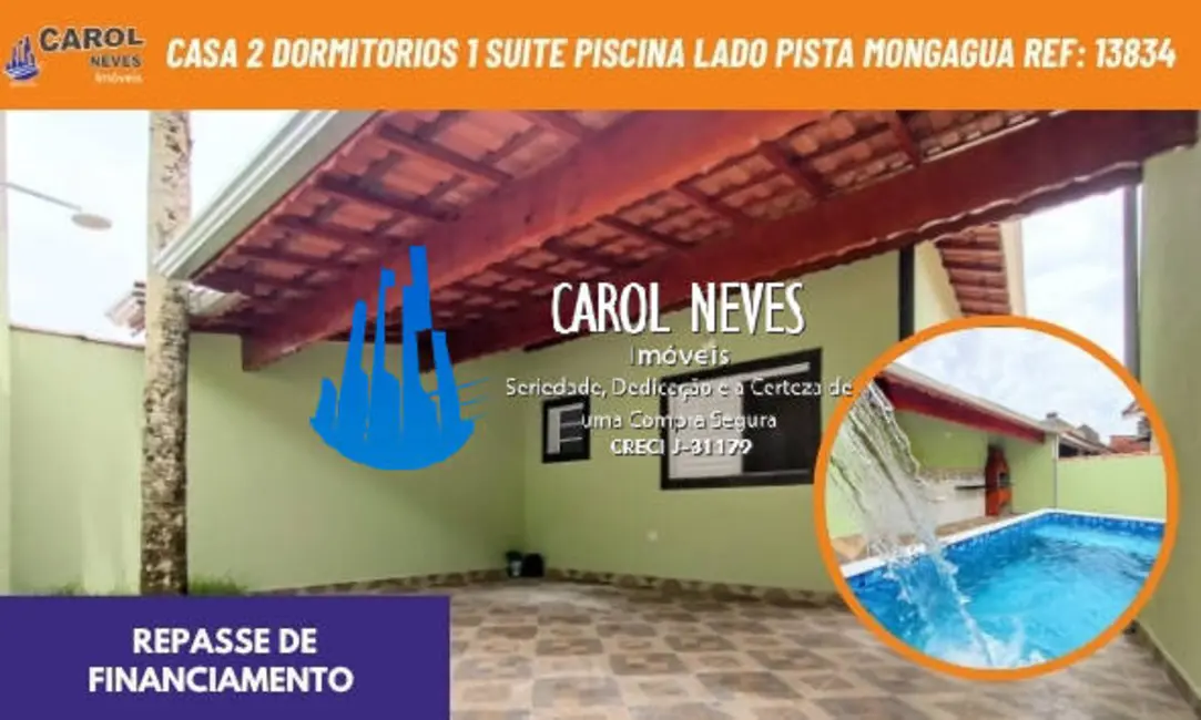Foto 1 de Casa com 2 quartos à venda, 98m2 em Mongagua - SP