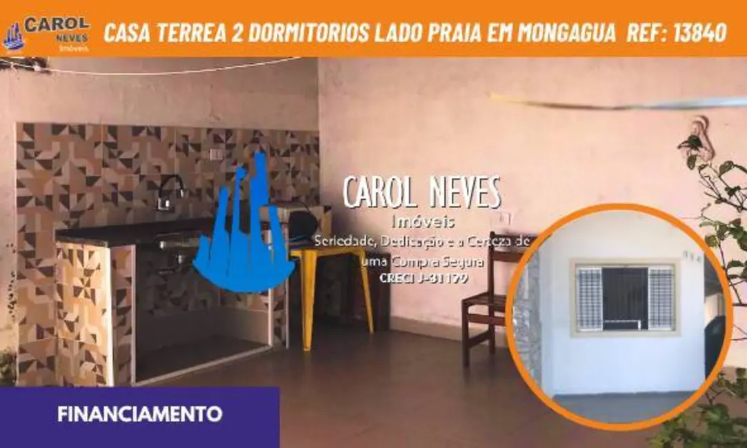 Foto 1 de Casa com 2 quartos à venda, 89m2 em Mongagua - SP