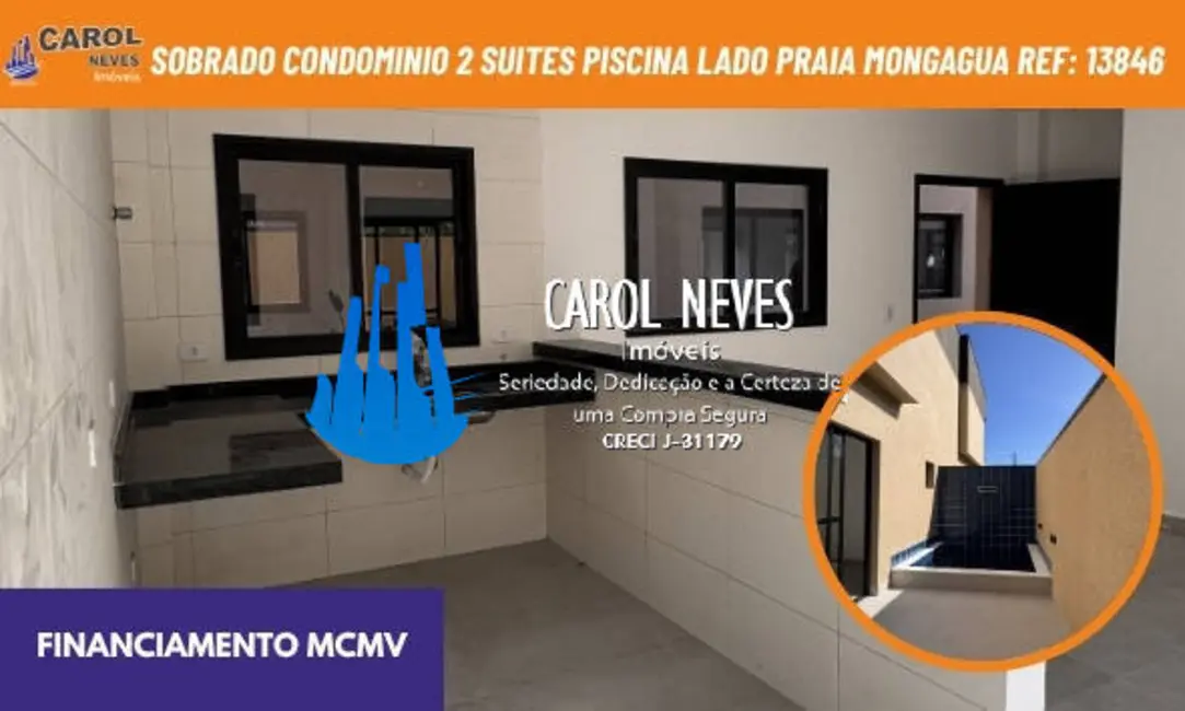 Foto 1 de Casa com 2 quartos à venda, 86m2 em Mongagua - SP