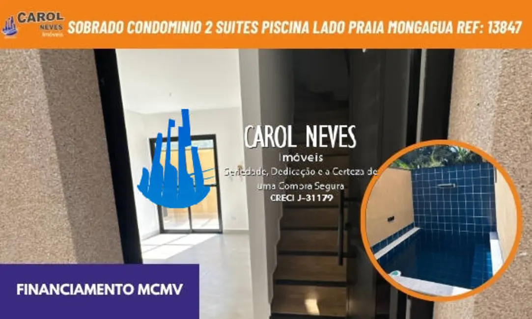 Foto 1 de Casa com 2 quartos à venda, 86m2 em Mongagua - SP