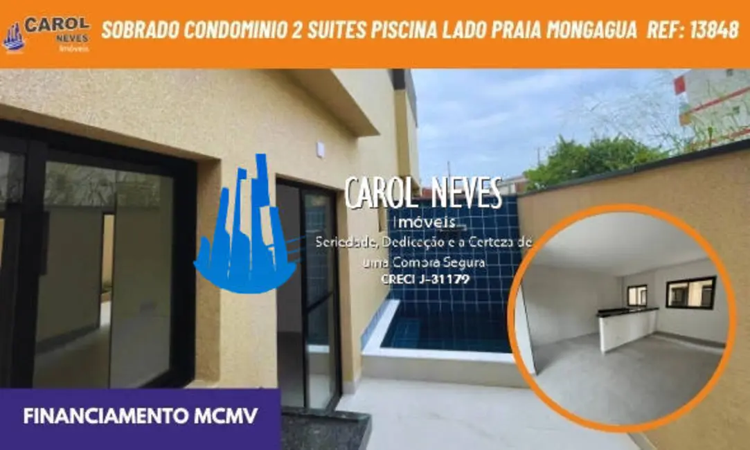 Foto 1 de Casa com 2 quartos à venda, 86m2 em Mongagua - SP