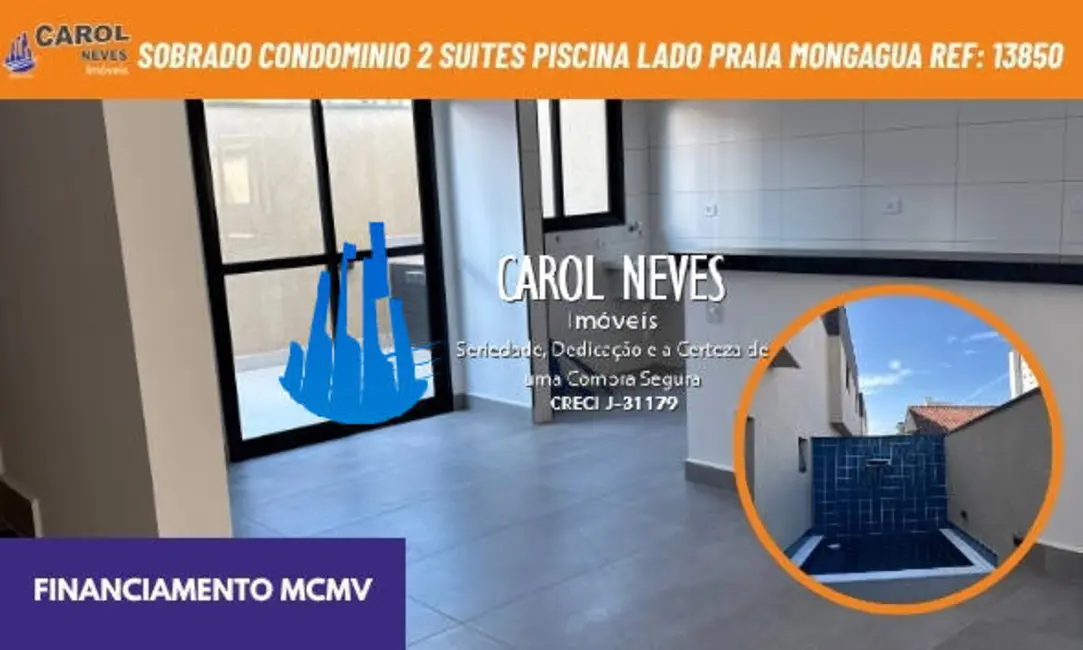 Foto 1 de Casa com 2 quartos à venda, 90m2 em Mongagua - SP