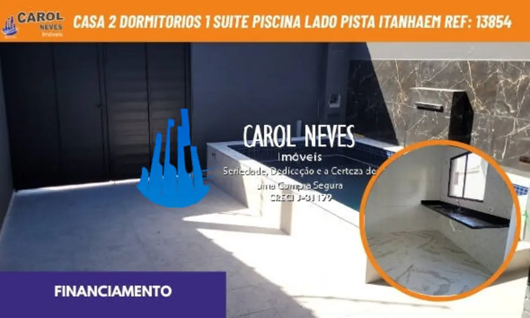 Foto 1 de Casa com 2 quartos à venda, 74m2 em Itanhaem - SP