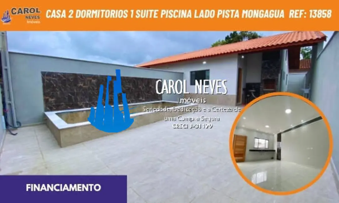 Foto 1 de Casa com 2 quartos à venda, 61m2 em Mongagua - SP