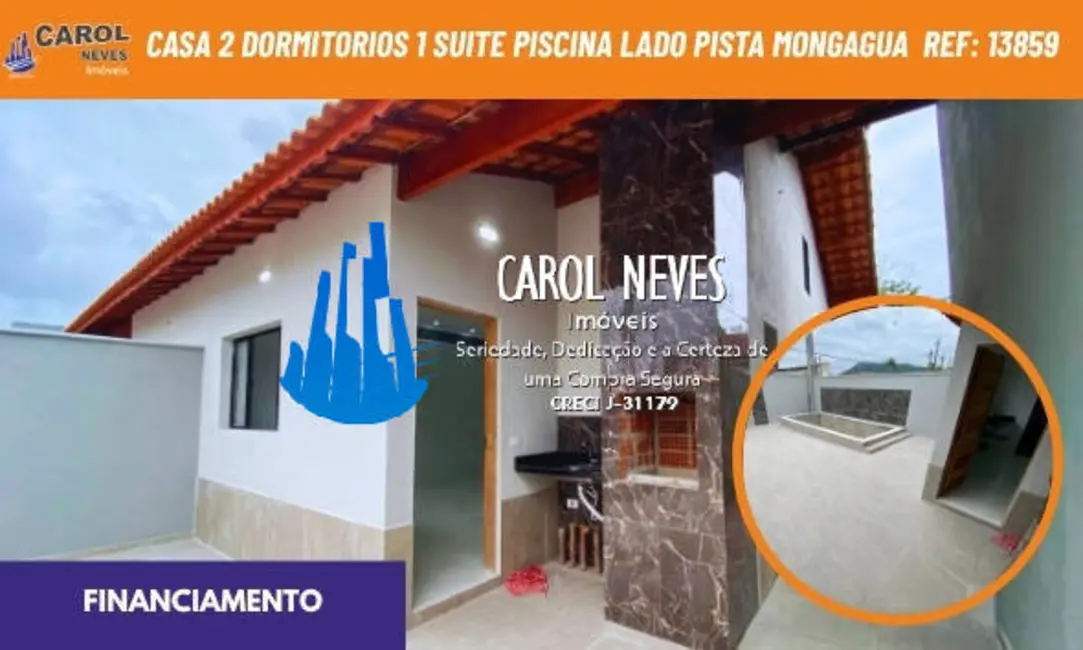 Foto 1 de Casa com 2 quartos à venda, 61m2 em Mongagua - SP