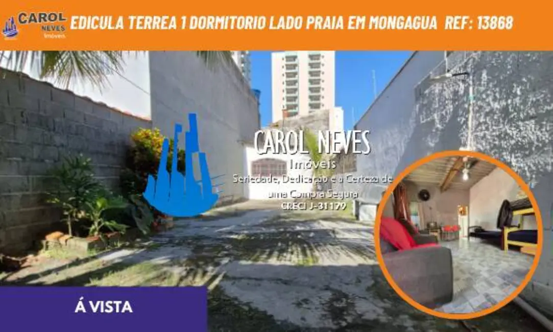 Foto 1 de Casa com 1 quarto à venda, 154m2 em Mongagua - SP
