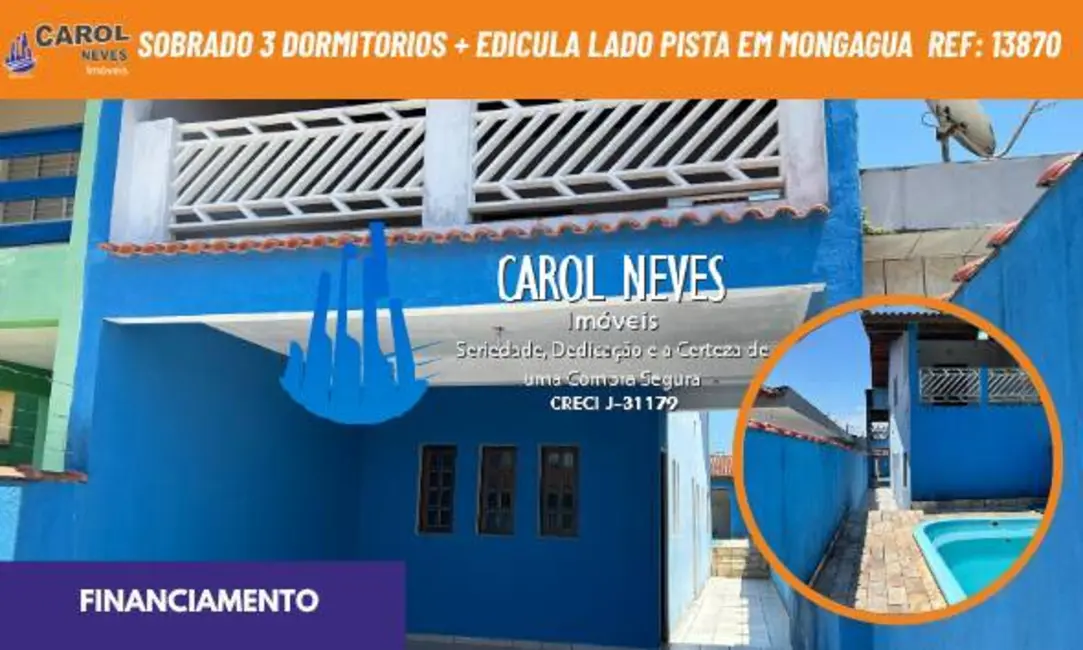 Foto 1 de Casa com 4 quartos à venda em Mongagua - SP