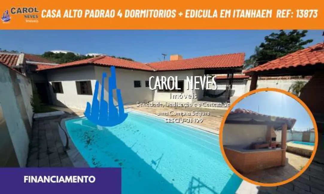 Foto 1 de Casa com 4 quartos à venda, 120m2 em Itanhaem - SP