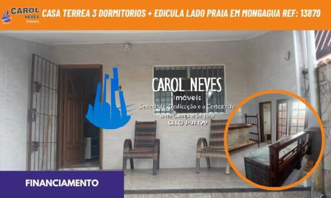 Foto 1 de Casa com 4 quartos à venda, 67m2 em Mongagua - SP