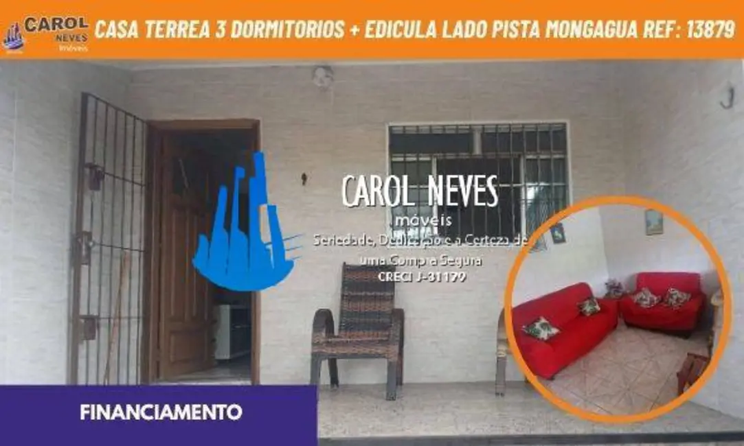 Foto 1 de Casa com 4 quartos à venda, 67m2 em Mongagua - SP