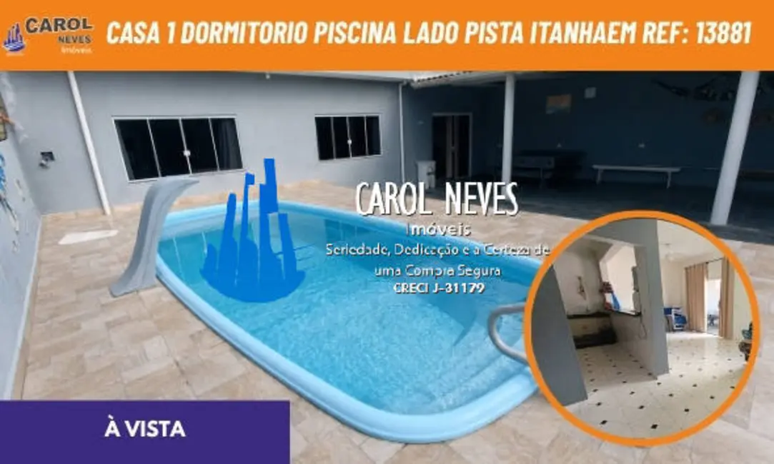 Foto 1 de Casa com 1 quarto à venda, 240m2 em Itanhaem - SP