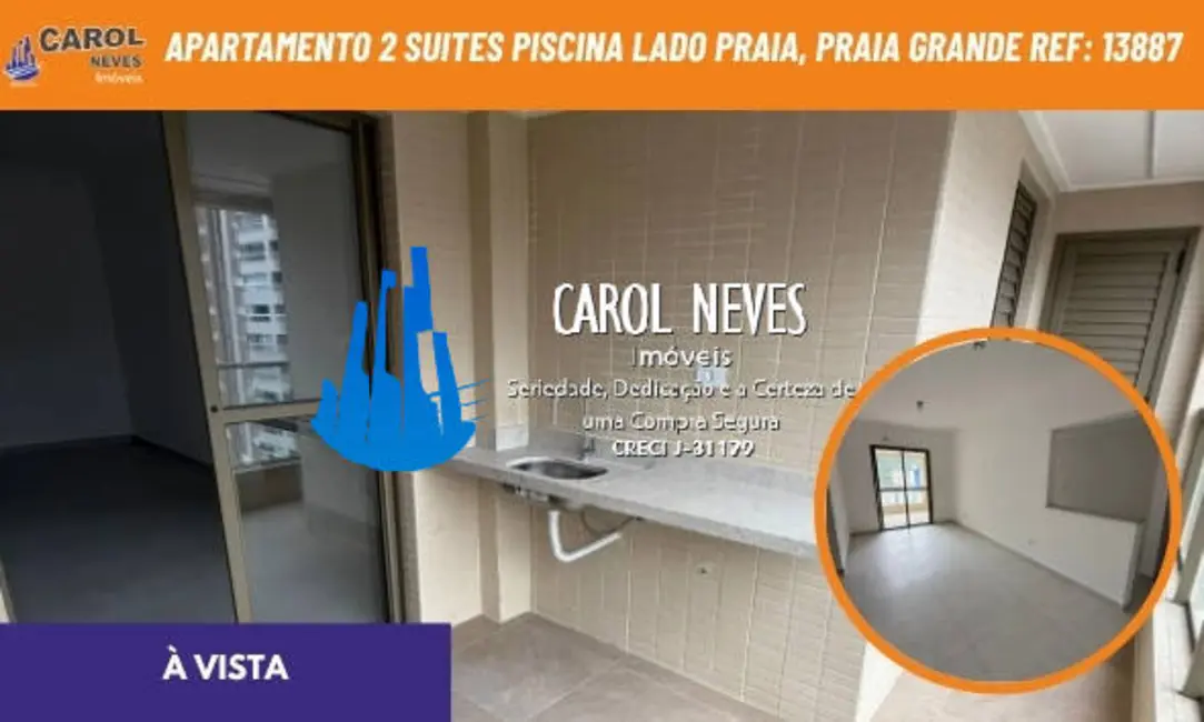 Apartamento com 2 quartos à venda, 89m2 em Canto do Forte, Praia Grande - SP - imagem 1 Foto 1 de Apartamento com 2 quartos à venda, 89m2 em Canto do Forte, Praia Grande - SP