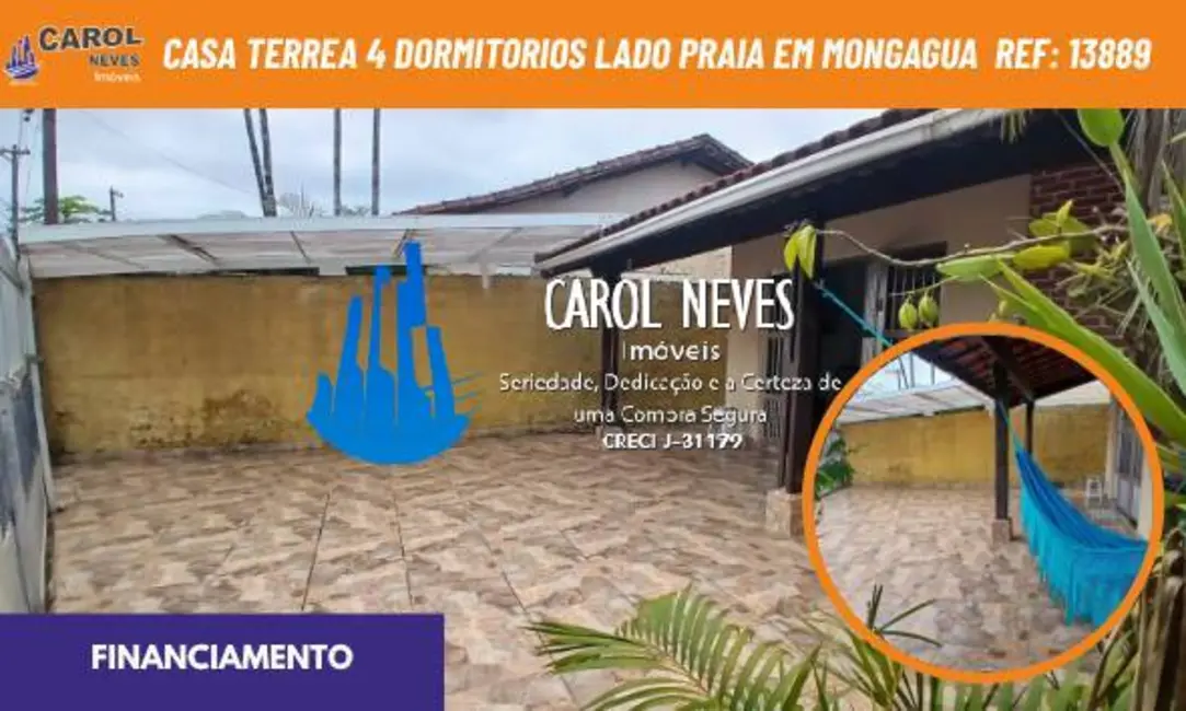 Foto 1 de Casa com 4 quartos à venda, 111m2 em Mongagua - SP