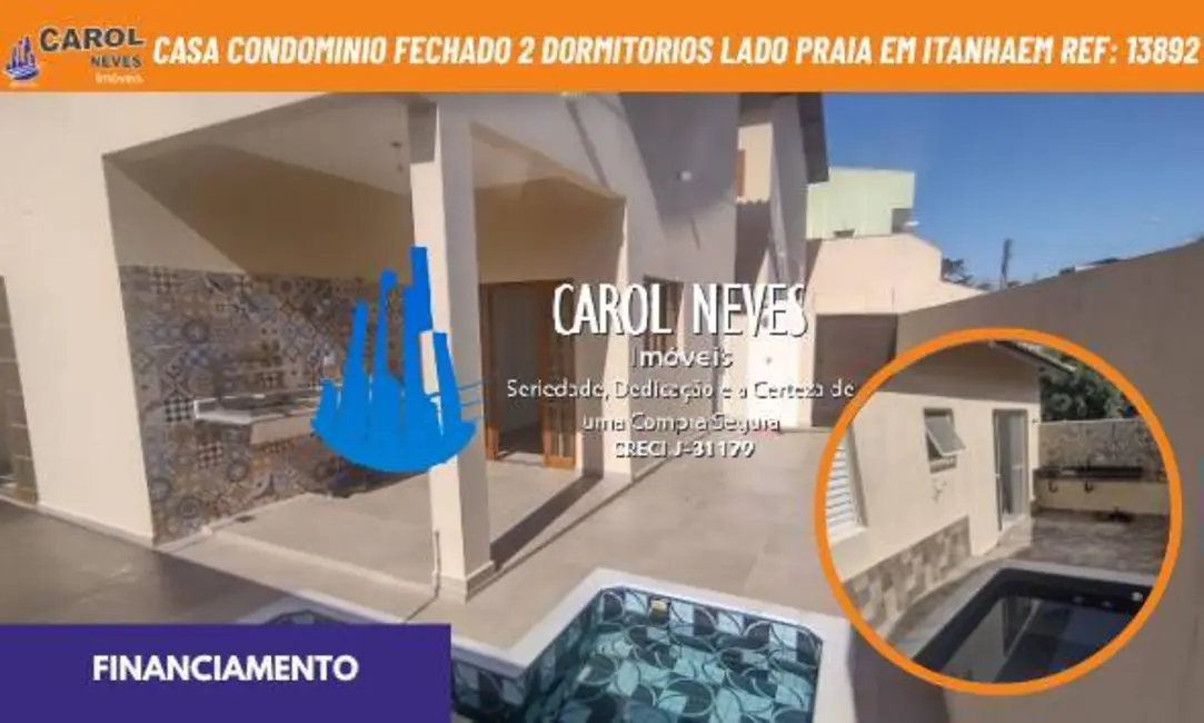 Foto 1 de Casa com 2 quartos à venda, 62m2 em Itanhaem - SP