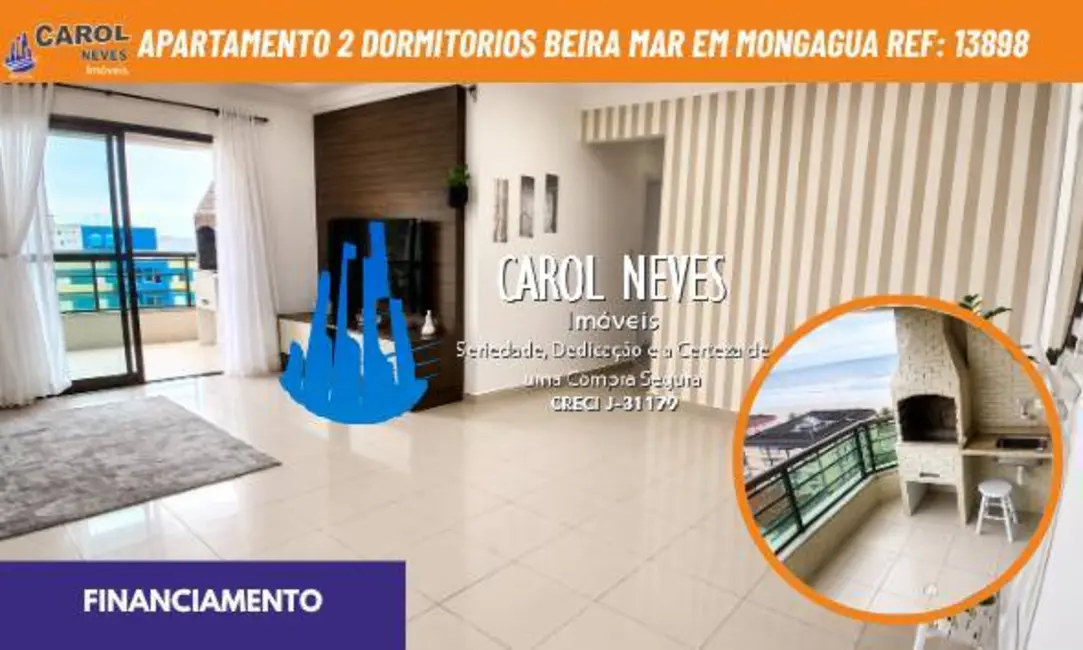 Foto 1 de Apartamento com 2 quartos à venda, 89m2 em Centro, Mongagua - SP