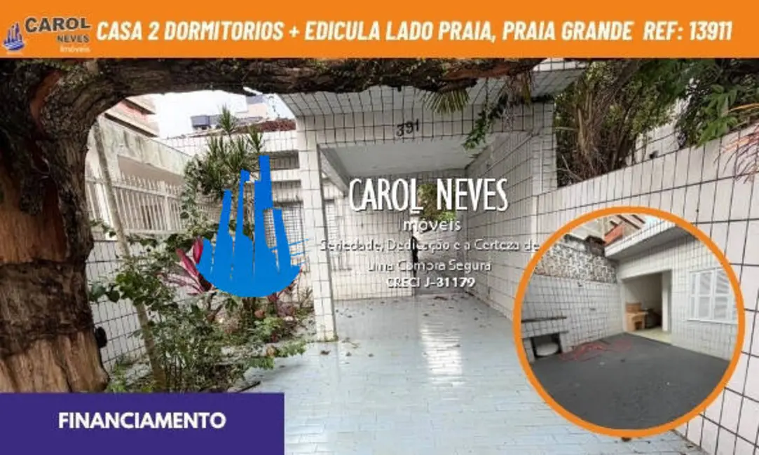 Casa com 2 quartos à venda, 78m2 em Tupi, Praia Grande - SP - imagem 1 Foto 1 de Casa com 2 quartos à venda, 78m2 em Tupi, Praia Grande - SP