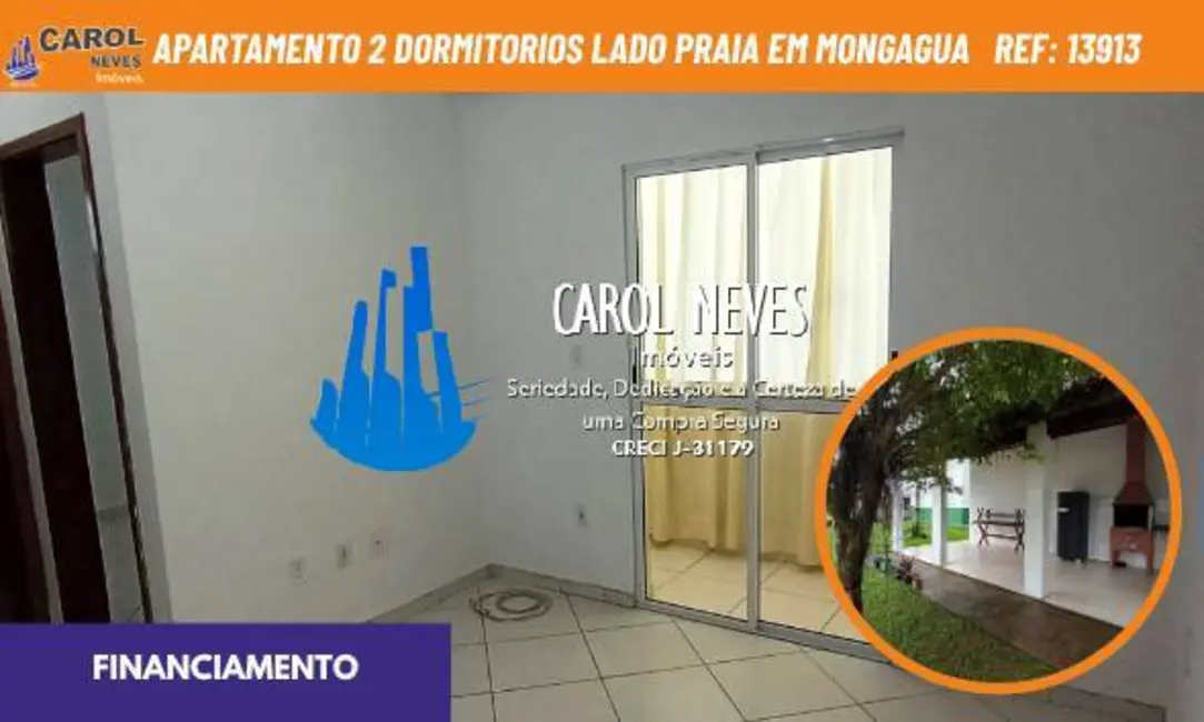 Foto 1 de Apartamento com 2 quartos à venda, 55m2 em Mongagua - SP