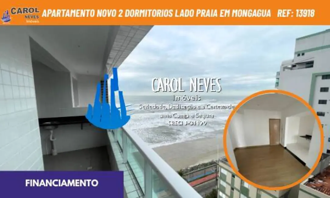 Foto 1 de Apartamento com 2 quartos à venda, 78m2 em Centro, Mongagua - SP