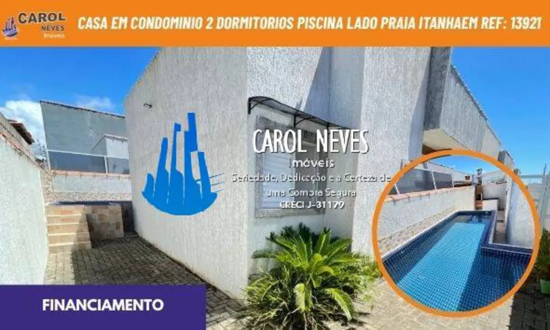 Foto 1 de Casa de Condomínio com 2 quartos à venda, 97m2 em Itanhaem - SP