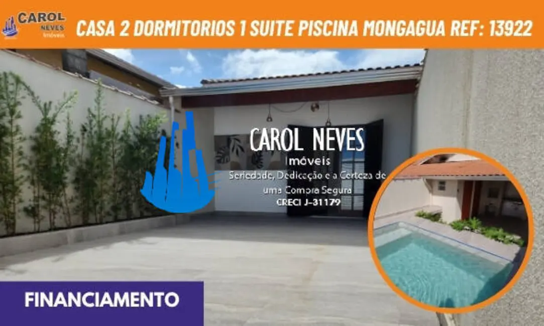 Foto 1 de Casa com 2 quartos à venda, 90m2 em Mongagua - SP