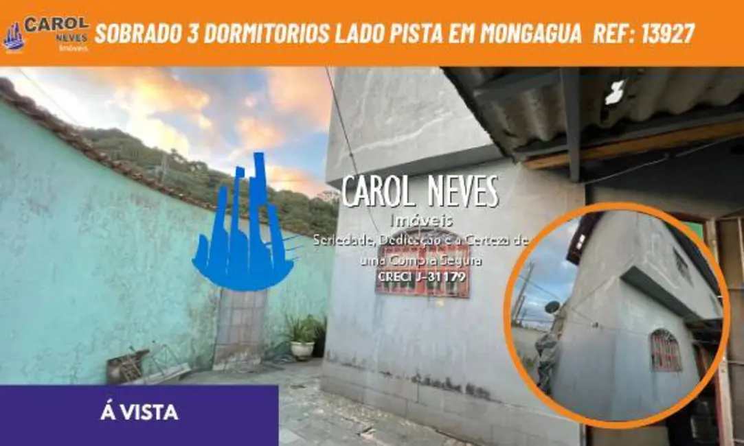 Sobrado com 3 quartos à venda, 79m2 em Mongagua - SP - imagem 1 Foto 1 de Sobrado com 3 quartos à venda, 79m2 em Mongagua - SP