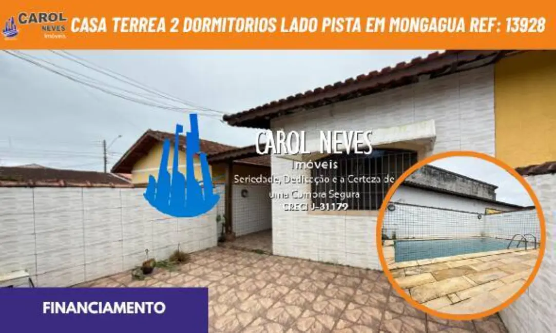 Foto 1 de Casa com 2 quartos à venda, 66m2 em Mongagua - SP