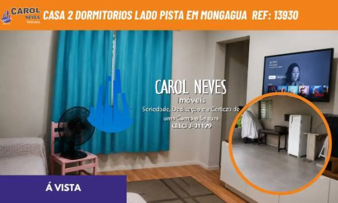 Foto 1 de Casa com 2 quartos à venda, 60m2 em Mongagua - SP