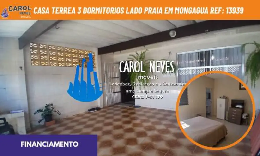 Foto 1 de Casa com 3 quartos à venda, 128m2 em Centro, Mongagua - SP