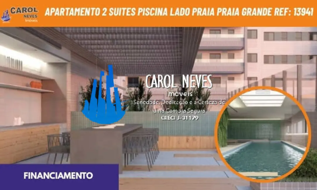 Foto 1 de Apartamento com 2 quartos à venda, 92m2 em Canto do Forte, Praia Grande - SP