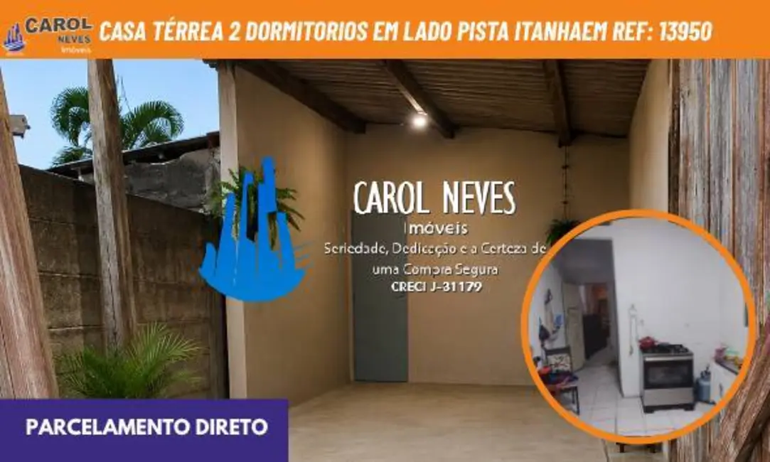 Foto 1 de Casa com 2 quartos à venda, 67m2 em Itanhaem - SP