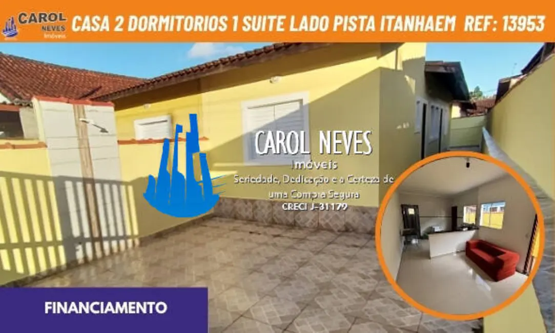 Foto 1 de Casa com 2 quartos à venda, 57m2 em Itanhaem - SP