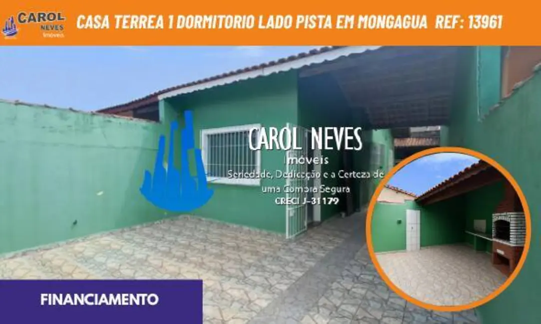 Foto 1 de Casa com 1 quarto à venda, 67m2 em Mongagua - SP