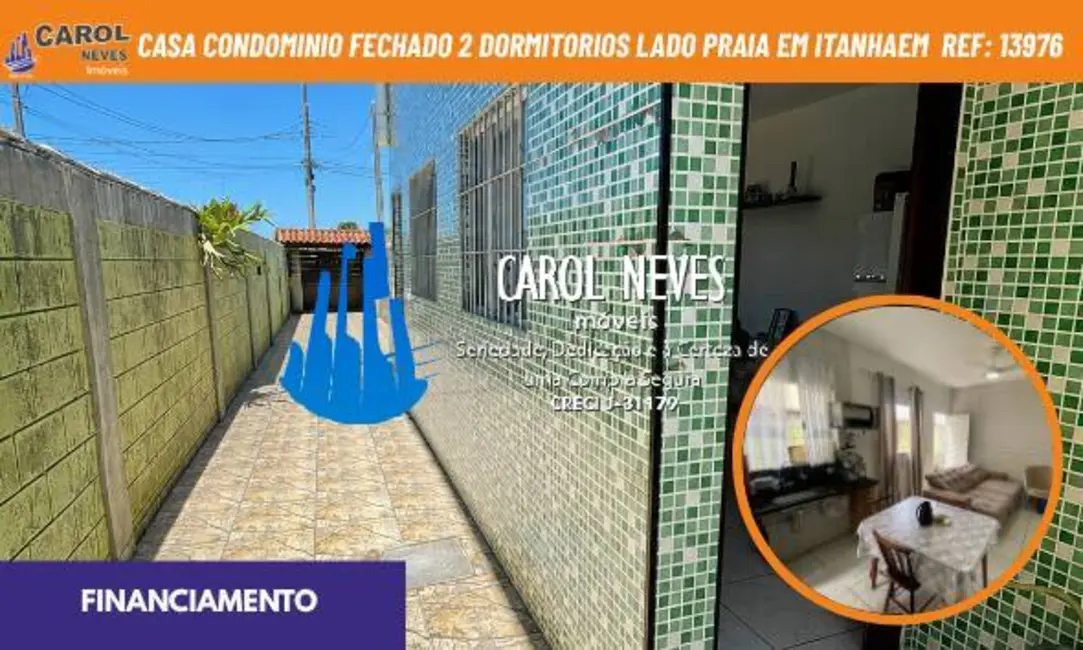 Foto 1 de Casa com 2 quartos à venda, 65m2 em Itanhaem - SP