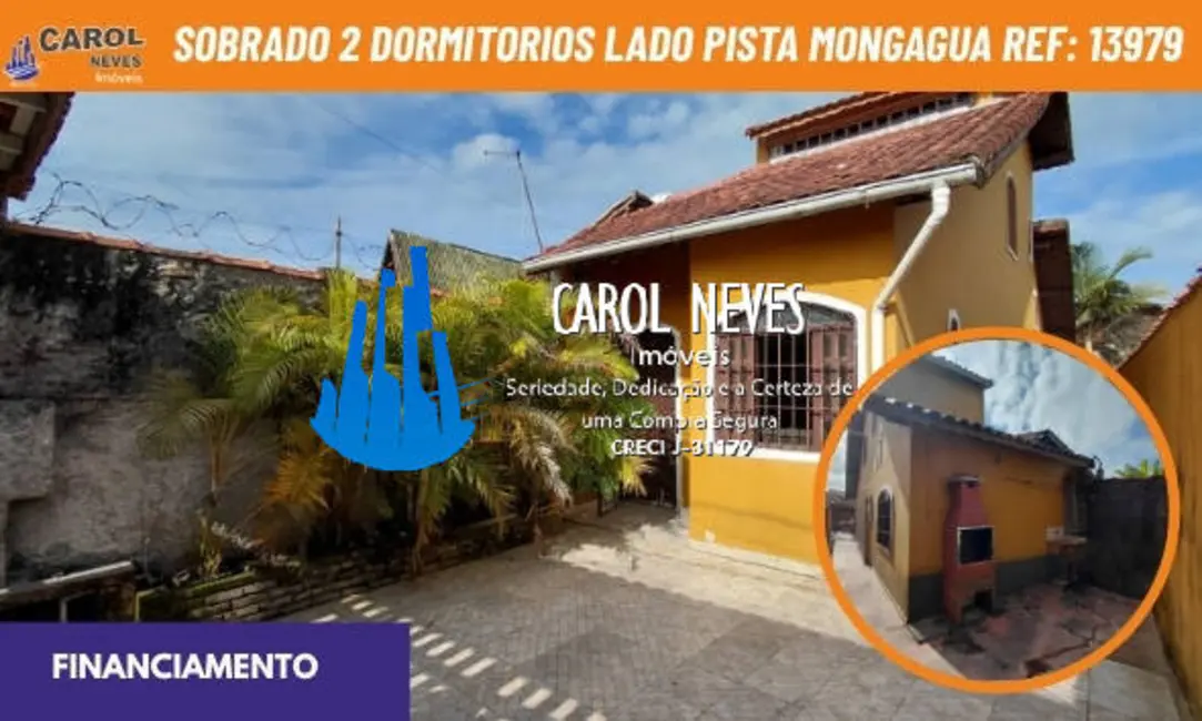 Sobrado com 2 quartos à venda, 80m2 em Mongagua - SP - imagem 1 Foto 1 de Sobrado com 2 quartos à venda, 80m2 em Mongagua - SP