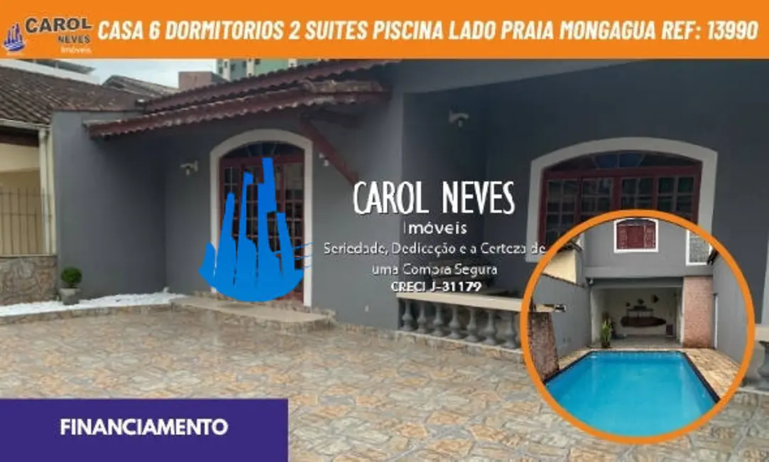 Foto 1 de Casa com 6 quartos à venda, 189m2 em Centro, Mongagua - SP