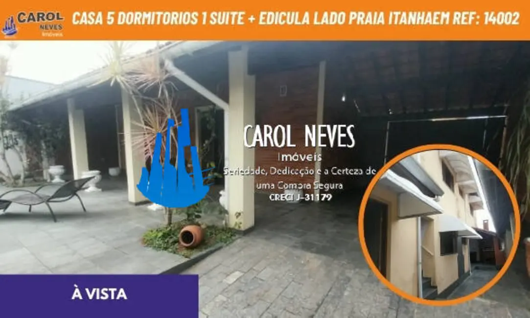Foto 1 de Casa com 5 quartos à venda, 264m2 em Itanhaem - SP