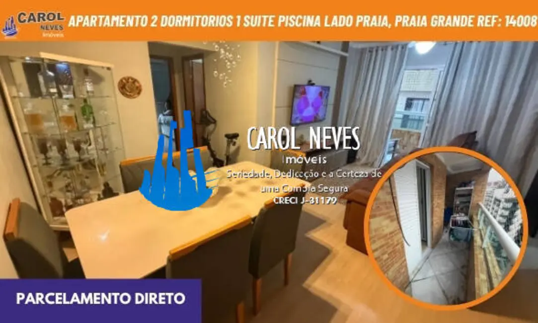Apartamento com 2 quartos à venda, 75m2 em Ocian, Praia Grande - SP - imagem 1 Foto 1 de Apartamento com 2 quartos à venda, 75m2 em Ocian, Praia Grande - SP